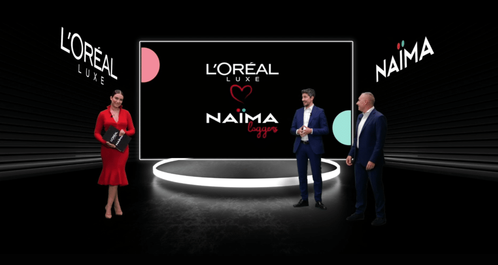 virtual training event L'Oréal Luxe Naïma Loggers by creo